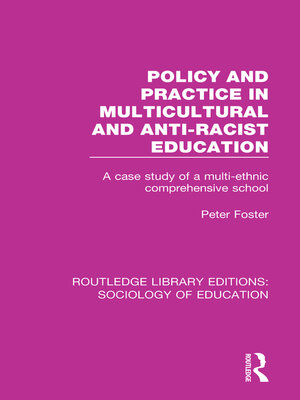cover image of Policy and Practice in Multicultural and Anti-Racist Education